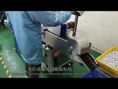 Macchine per l'etichettatura automatica orizzontale di bottiglie rotonde
