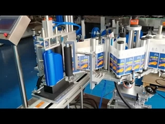 FK909 semiautomatica doppia faccia piatta bottiglia adesivo etichettatura macchina per tamburo bottiglia può vaso