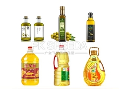 Macchina di riempimento automatico di olio vegetale da 500-1000 ml per imballaggi flessibili di olio